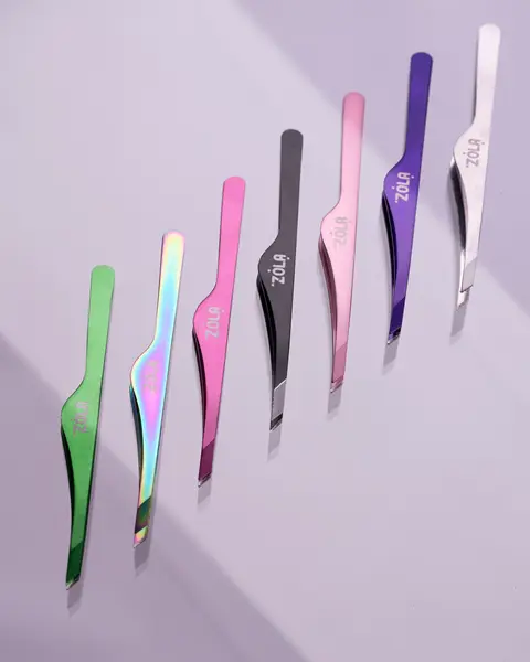 ZOLA Pęseta skośna do brwi