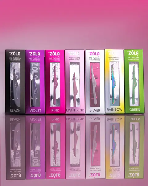 ZOLA Pęseta skośna do brwi