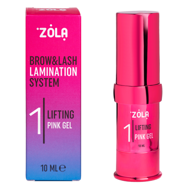 ZOLA Color Lab 01 Lifting Pink – Preparat do laminacji brwi i rzęs