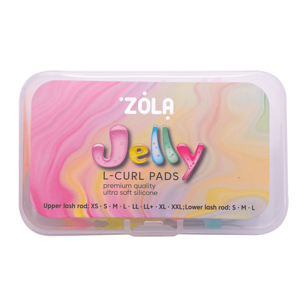 ZOLA Formy silikonowe Jelly L-curl - Podkręć rzęsy