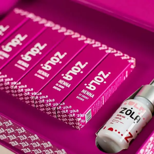 ZOLA Brow Box Mini zestaw henny pudrowej 5g - obrazek 3