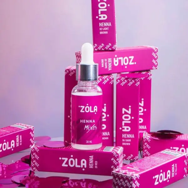 ZOLA Brow Box Mini zestaw henny pudrowej 5g - obrazek 7