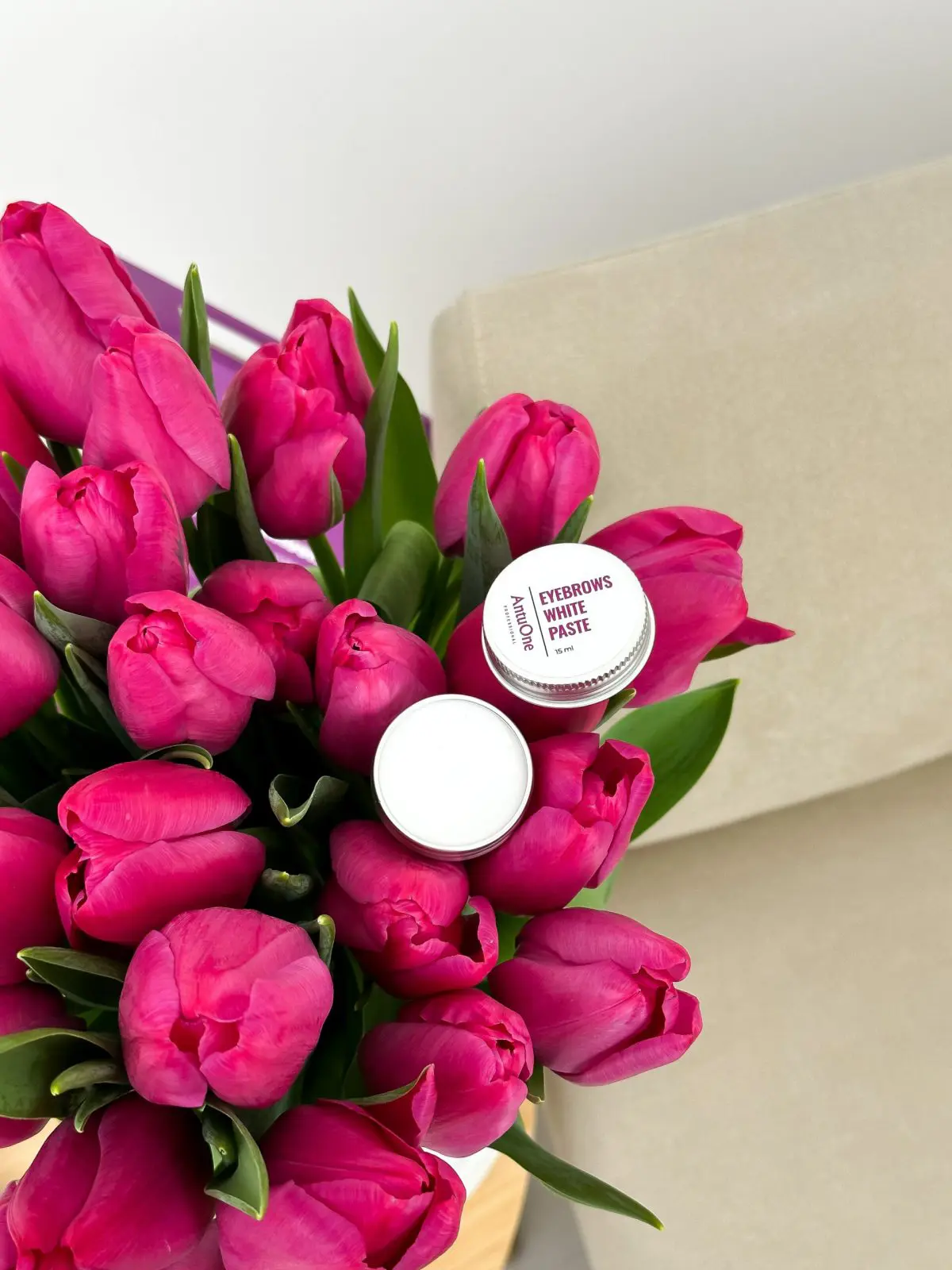 AntuOne Biała pasta do brwi 15 ml - obrazek 2