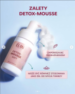 ELAN Detox-Mousse SOFT dla suchej i odwodnionej skóry szampon pianka do brwi i rzęs - obrazek 3
