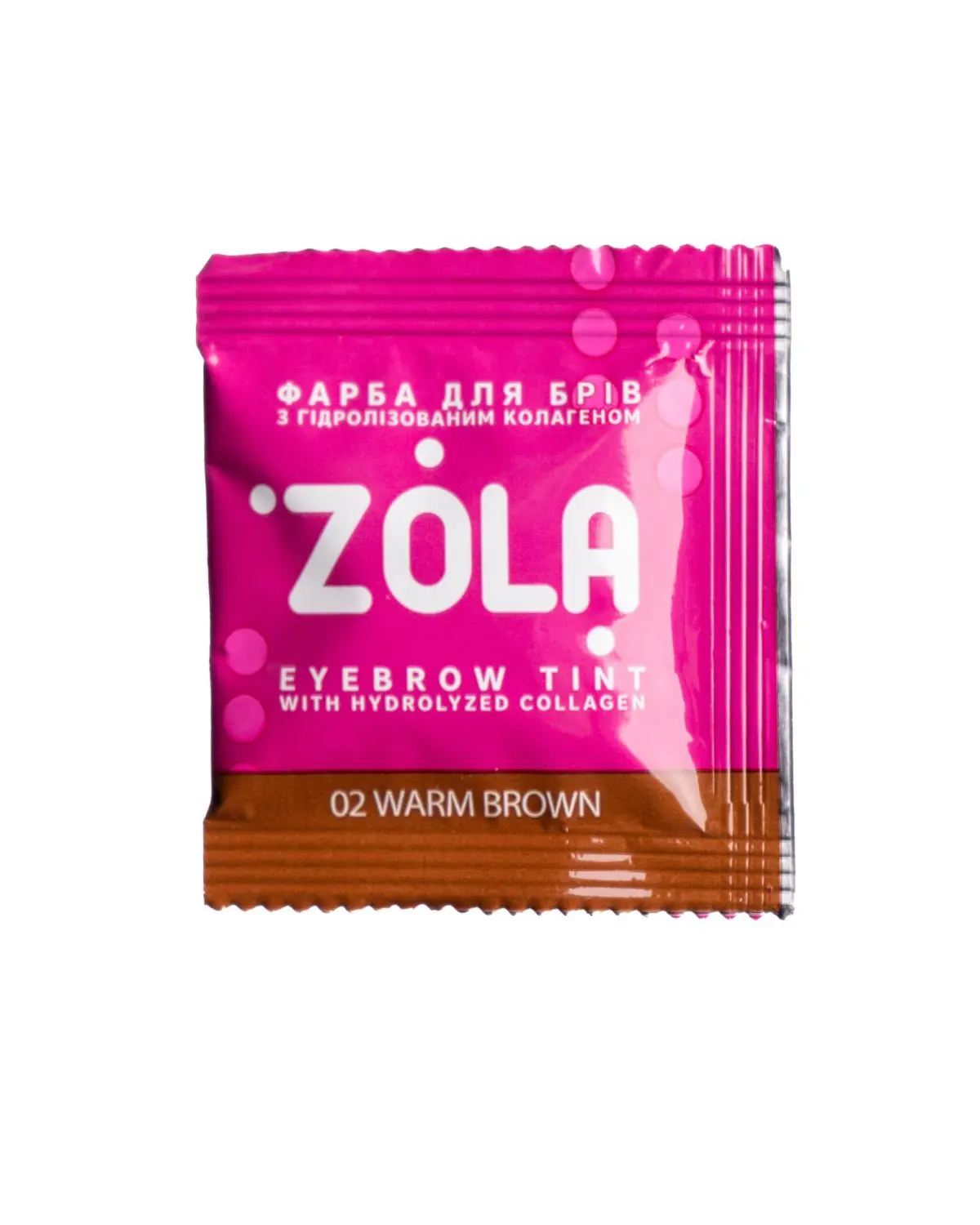 ZOLA Farba do brwi z kolagenem w saszetce z utleniaczem 3% 5 ml. - obrazek 8