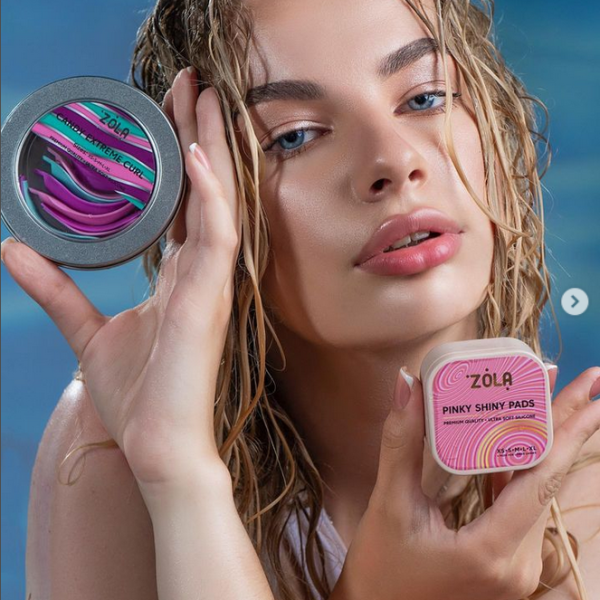 ZOLA Pinky shiny pads Formy silikonowe do laminacji rzęs