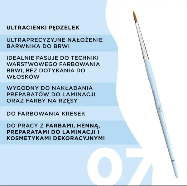 OkO Cienki wąski pędzel 07 - obrazek 3