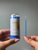 MIOKA Szczoteczki Aplikatory do rzęs Micro Brush Niebieski