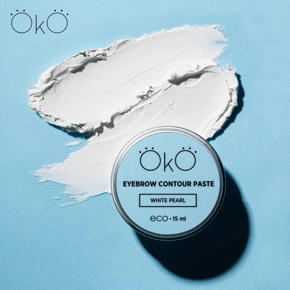OkO Pasta do konturowania brwi Eyebrow Contour Paste White Pearl, 15 ml - obrazek 2