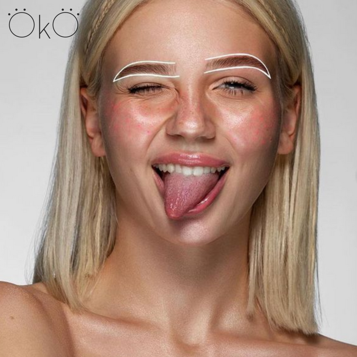 OkO Pasta do konturowania brwi Eyebrow Contour Paste White Pearl, 15 ml - obrazek 3