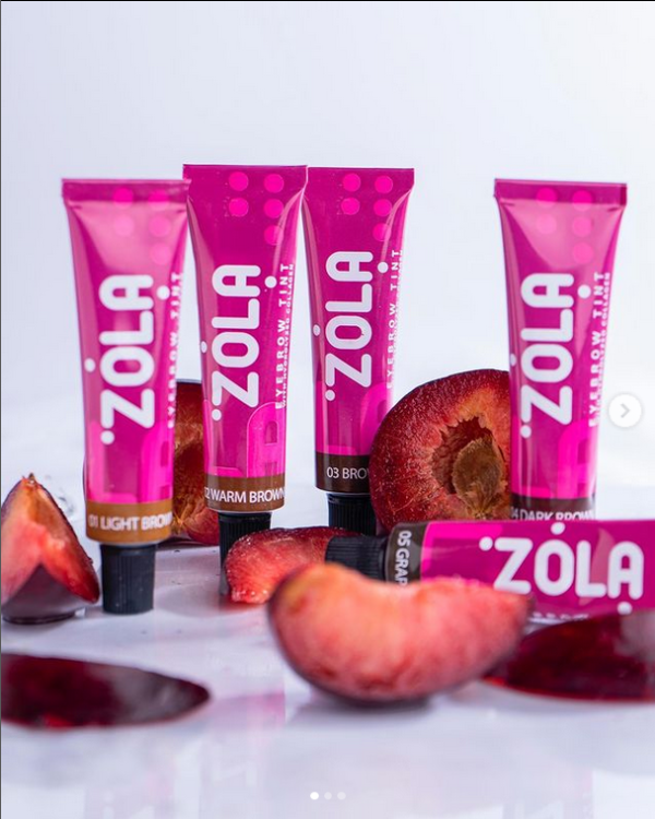 ZOLA Zestaw farb do koloryzacji brwi 15ml + utleniacz 3% 30ml - obrazek 8