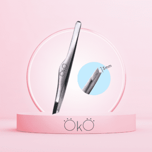 OkO Pęseta do brwi 02 EASY TOUCH , ręcznie zaostrzona