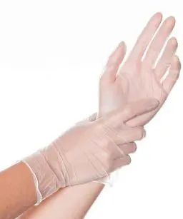 ABENA rękawice winylowe bezpudrowe 100szt przeźroczyste bezbarwne