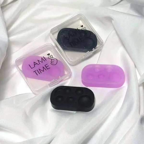 LAMI TIME Paletka silikonowa do mieszania składników 2 kolory