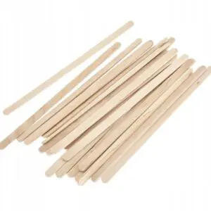 PATYCZKI DREWNIANE NATURALNE 14cm 100 SZTUK