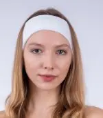 Opaska frotte kosmetyczna – miękka opaska na rzep do zabiegów