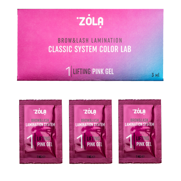 ZOLA Color Lab 01 Lifting Pink Gel zestaw saszetek 3 x 1ml – Główne cechy i zalety