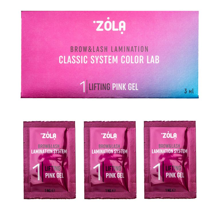 ZOLA Color Lab 01 Lifting Pink Gel zestaw saszetek 3 x 1ml – Główne cechy i zalety