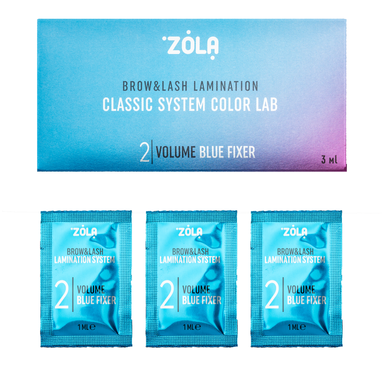 ZOLA Color Lab 02 Volume Blue zestaw saszetek 3 x 1ml - obrazek 2