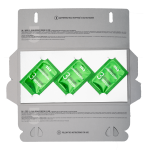 ZOLA Color Lab 03 Hyaluronic Green zestaw saszetek 3 x 1ml