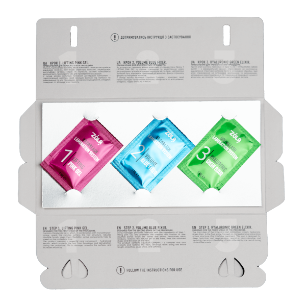 ZOLA Color Lab zestaw saszetek 3 x 1ml