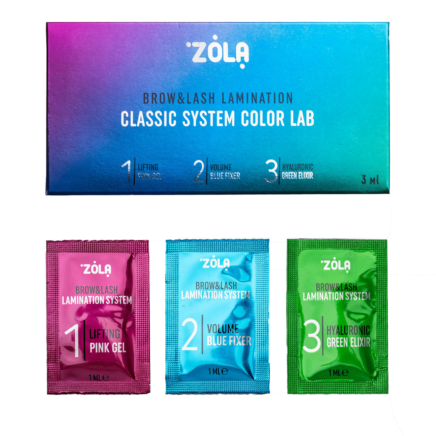 ZOLA Color Lab zestaw saszetek 3 x 1ml – Główne cechy i zalety ZOLA Color Lab zestaw saszetek 3 x 1ml – Główne cechy i zalety