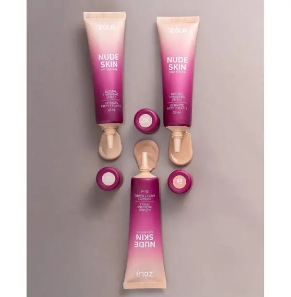 ZOLA Nude Skin Tonujący Podkład GLOW & WHITE 30 ml - obrazek 2