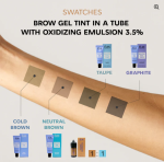 ELAN Brow Gel Tint GRAPHITE farba do brwi  20 ml - obrazek 3