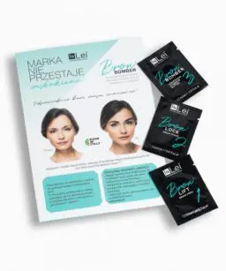 Inlei® „MINI KIT” BROW BOMBER mini zestaw saszetek do brwi 3 x 1,2 ml