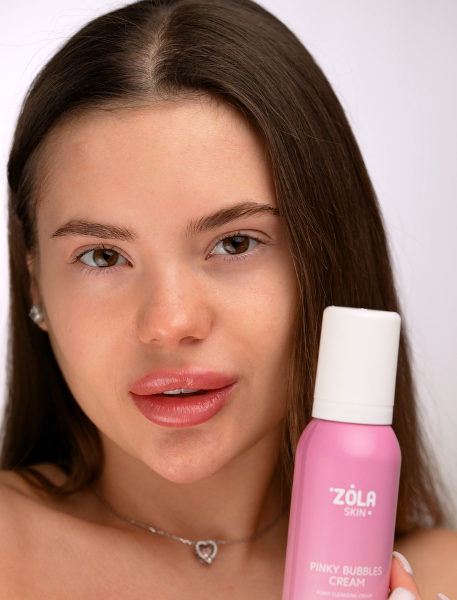 ZOLA SKIN Pianka do mycia twarzy Pinky Bubble Cream