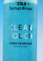 ZOLA x Sonya Brows Toner Odtłuszczacz Clean Touch 150ml