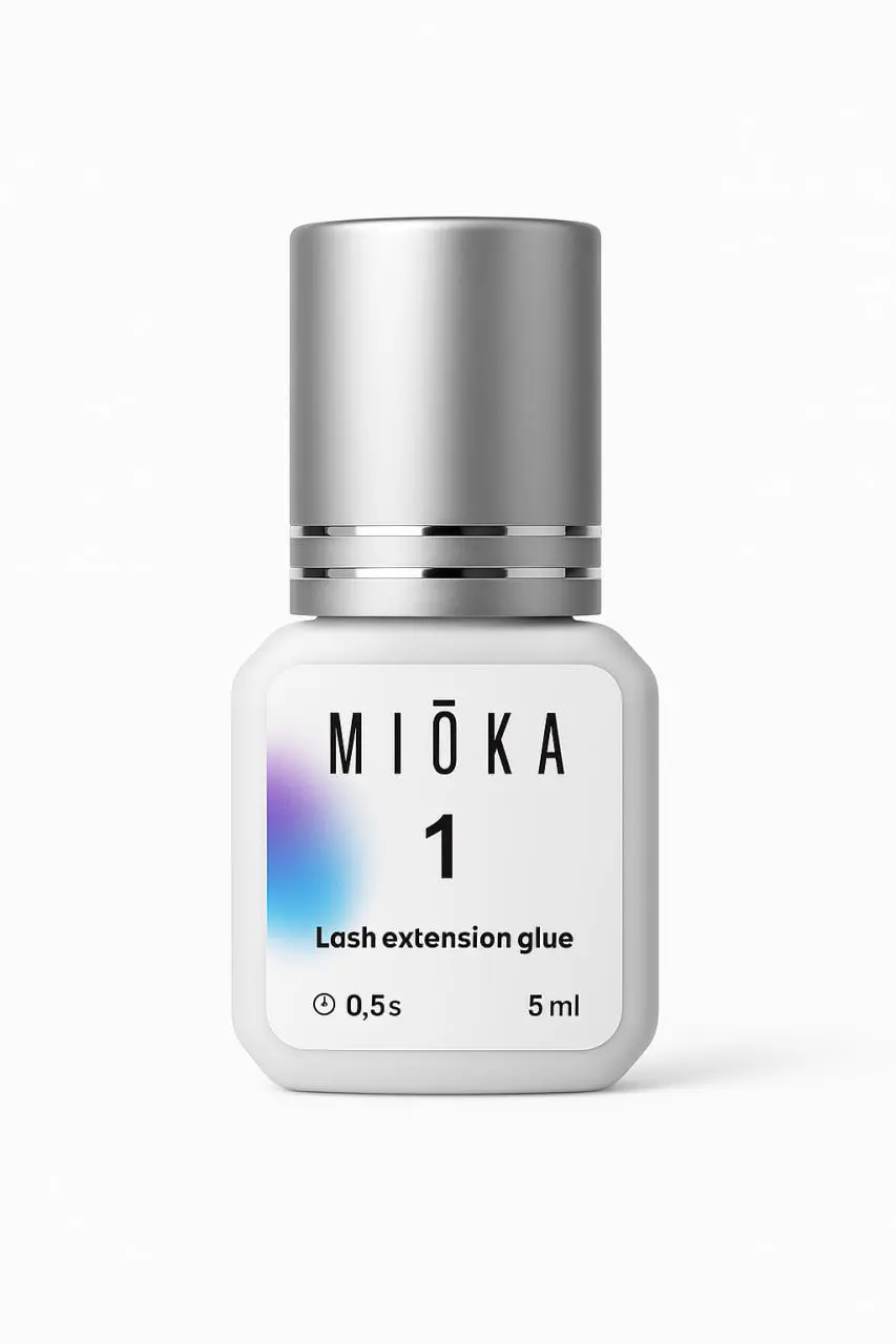 MIOKA 1 Klej do przedłużania rzęs 0,5 sek 5 ml MIOKA 1 Klej do przedłużania rzęs 0,5 sek 5 ml