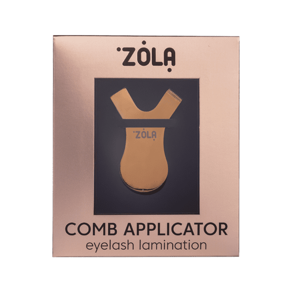 ZOLA grzebyk metalowy do laminacji Metal Comb Gold - obrazek 2