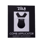 ZOLA grzebyk do laminacji metalowy Metal Comb Black - obrazek 2