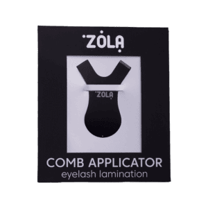 ZOLA grzebyk do laminacji metalowy Metal Comb Black