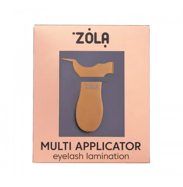 ZOLA grzebyk do laminacji metalowy MULTI Gold - obrazek 2