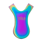 ZOLA grzebyk do laminacji metalowy Metal Comb Rainbow