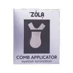 ZOLA grzebyk do laminacji metalowy Metal Comb Silver - obrazek 2