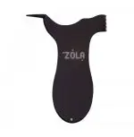 ZOLA grzebyk metalowy do laminacji MULTI Black