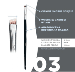 OkO Pędzel Skośny 03 Black - obrazek 2