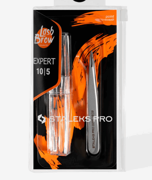 STALEKS Pęseta do Brwi EXPERT 10 TYPE 5 (punktowa) - obrazek 4