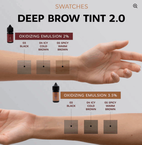 ELAN SBTS Farba do Brwi 04 ICY cold brown 20 ml - obrazek 2