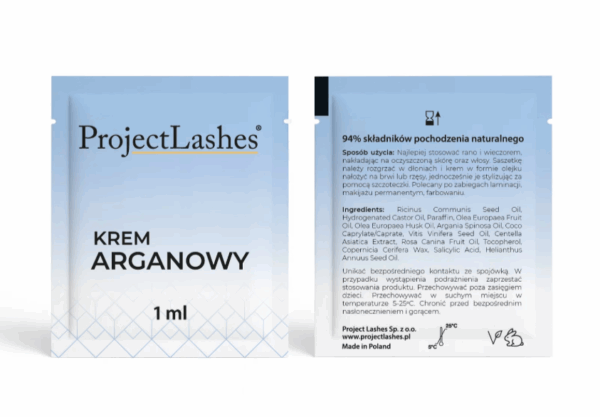 ProjectLashes Krem Arganowy Saszetka 1 ml - obrazek 2