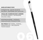 OkO Pędzel Miękki Ścięty Duży 06 Black - obrazek 2