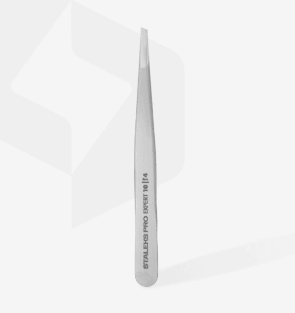 STALEKS Pęseta do Brwi EXPERT 10 TYPE 4 (wąska skośna) - obrazek 3