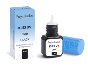 ProjectLashes Klej do przedłużania UV Czarny Black 3 ml