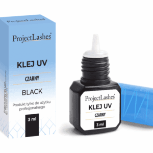 ProjectLashes Klej do przedłużania UV Czarny Black 3 ml