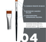 OkO Pędzel Prosty 04 Black - obrazek 2