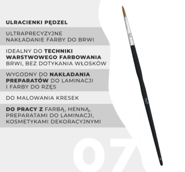 OkO Pędzel Ultradelikatny 07 Black - obrazek 3