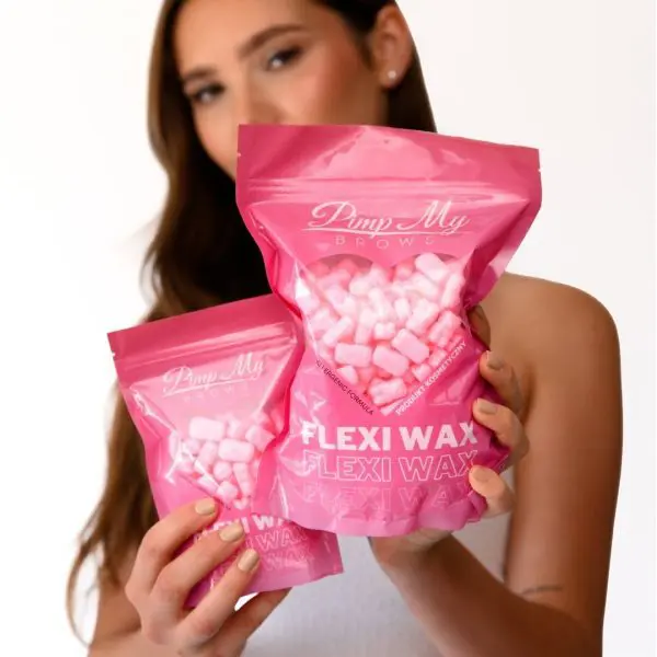 Pimp My Brows Flexi Wax Wosk do depilacji Różowa Perła 100 g - obrazek 4